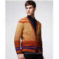 Roupas de Moda Gradient Color Cardigan Homem